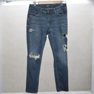 Silver Jeans Co Jeans Mens Sz 29 Blue Stylish Distressed Ripped Sam